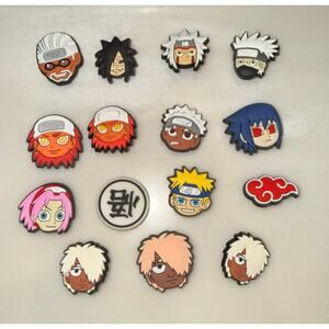 Naruto Croc Charms Lot Anime Jibbitz Naruto Sasuke